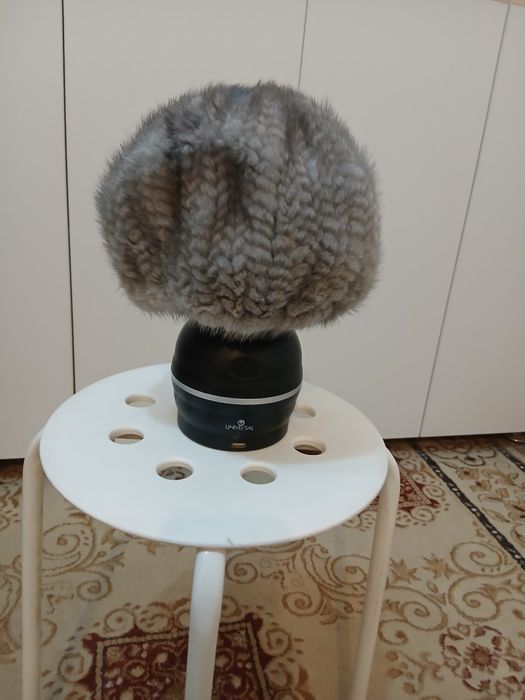 Берет из натурального меха норки