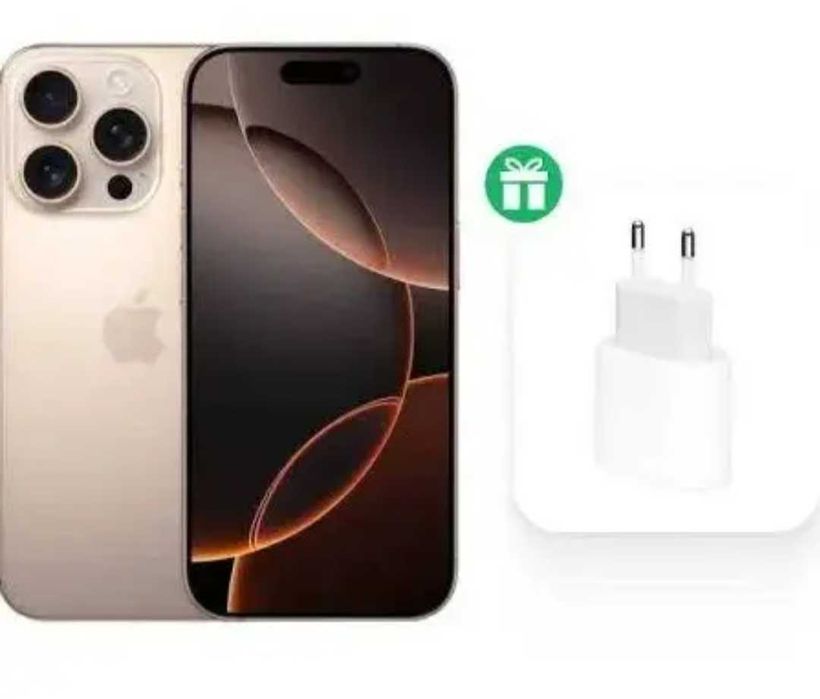 НОВЫЙ ,Iphone 16 pro, 256 гб, золотой прасцетки