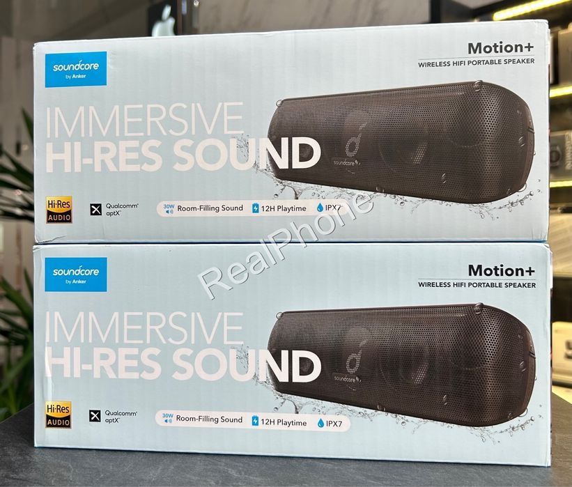 Запечатанная колонка Anker Soundcore Motion+ 30Вт,на уровне JbL Flip 6