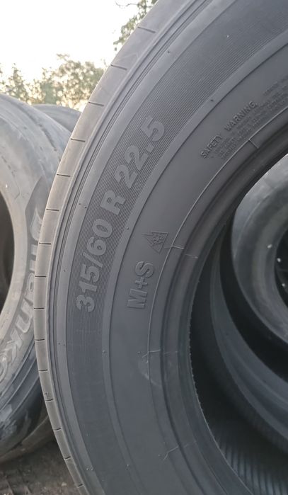 2 Anvelope Semperit Directie 315/60 R22.5 impecabile DOT 3423.