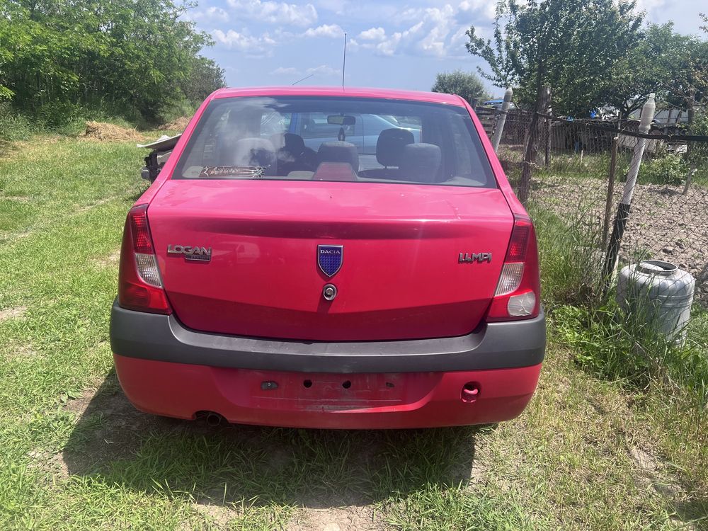 Vand bara spate/hayon si triple Dacia Logan 2007/2008 rosu passion