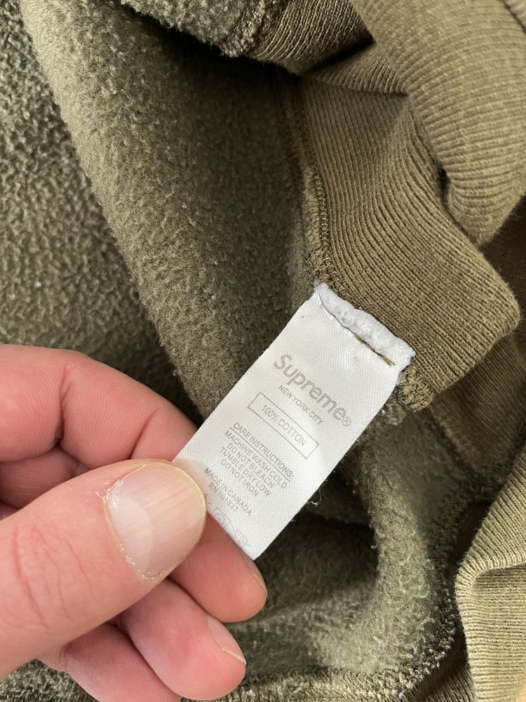 Supreme Olive Box Logo размер M-L
