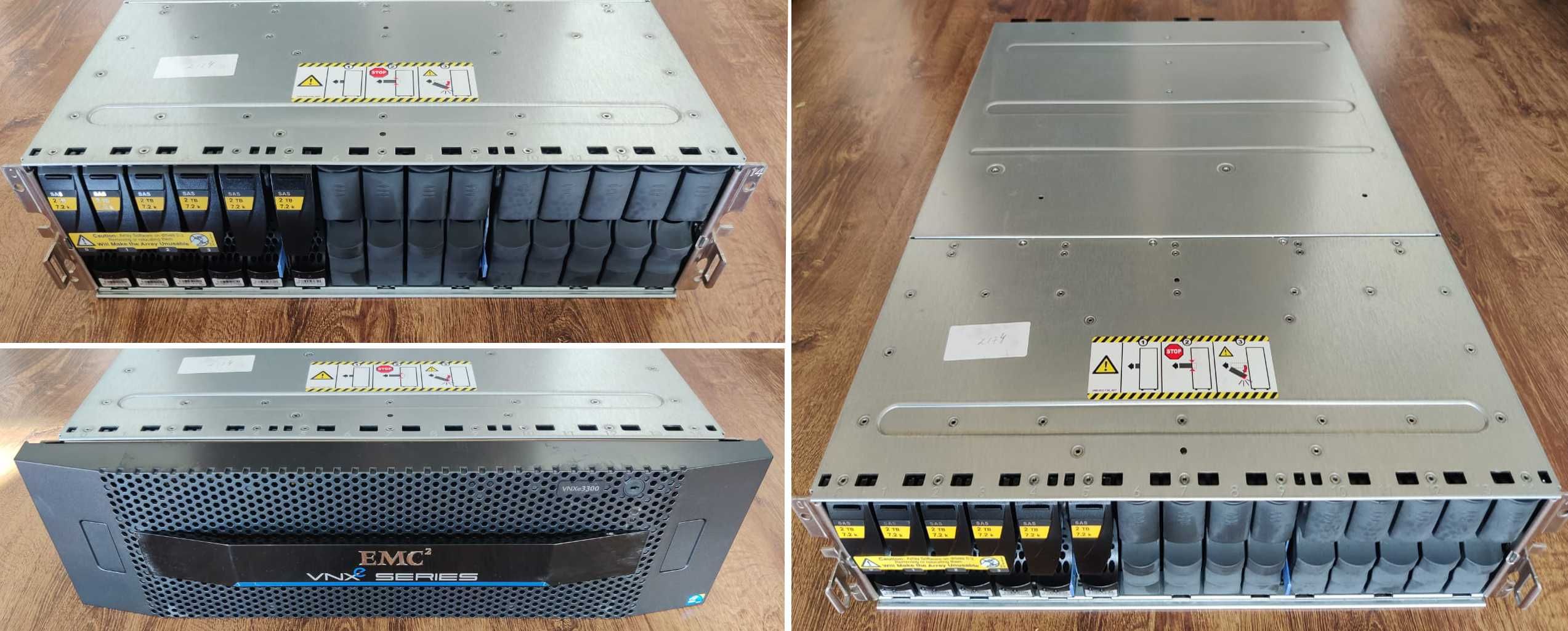 Системы хранения данных DELL VNX5200, VNXe3300, IBM  Storwize v7000