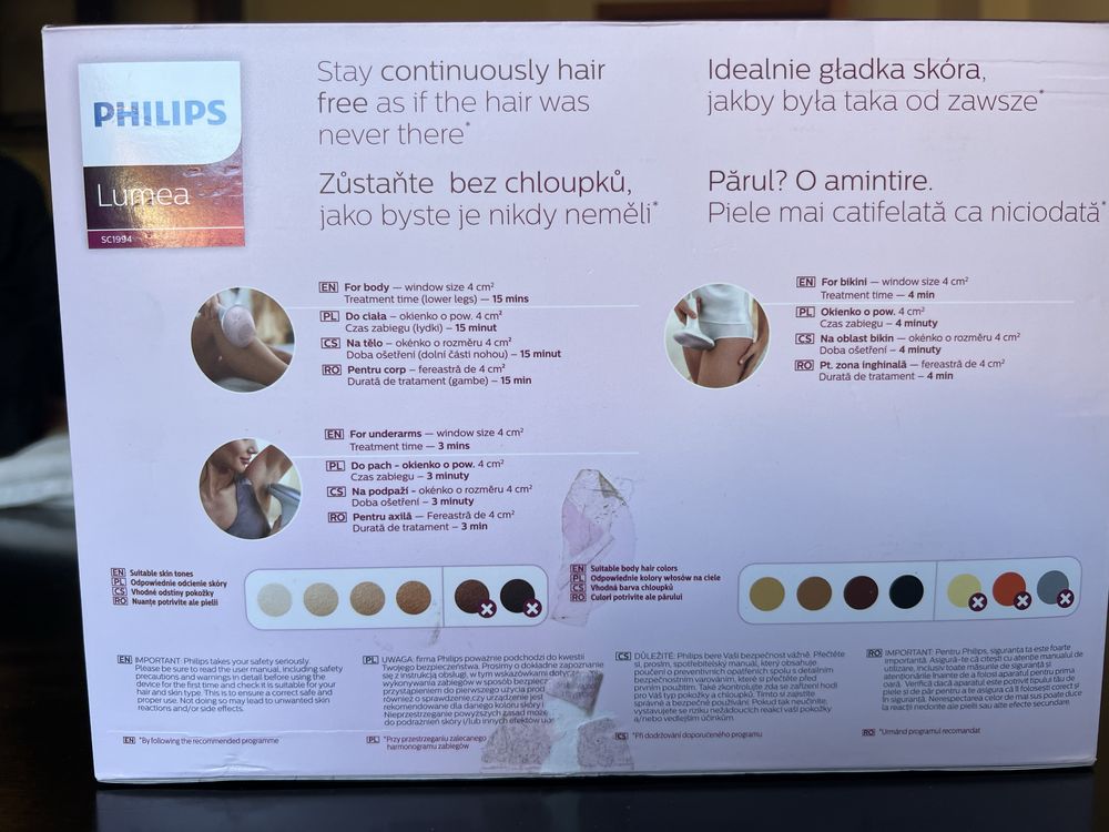 Фотоепилатор Philips Lumea Advanced SC1994/00