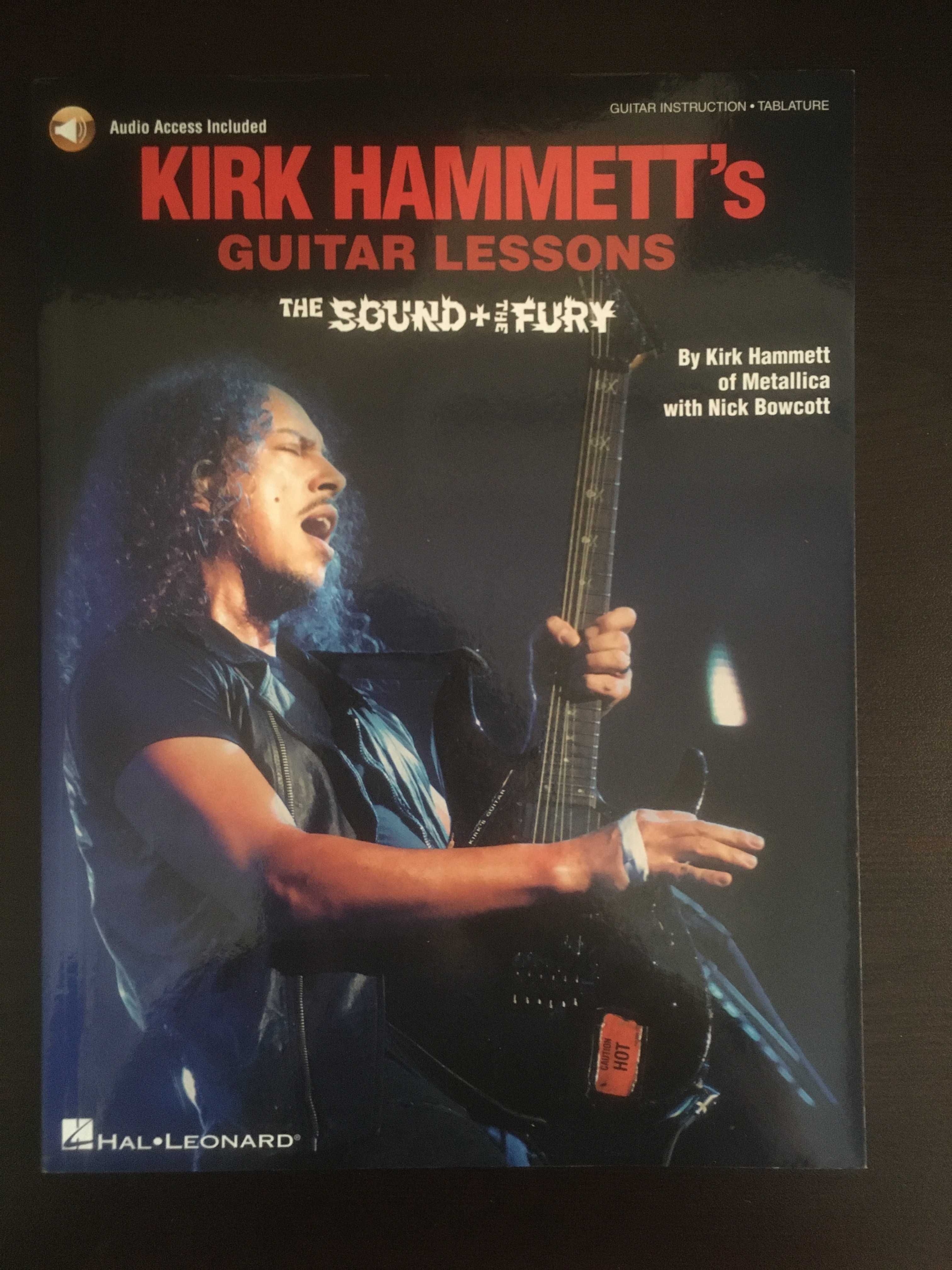 Книга за китара Kirk Hammett's Guitar Lessons (The Sound & the Fury)