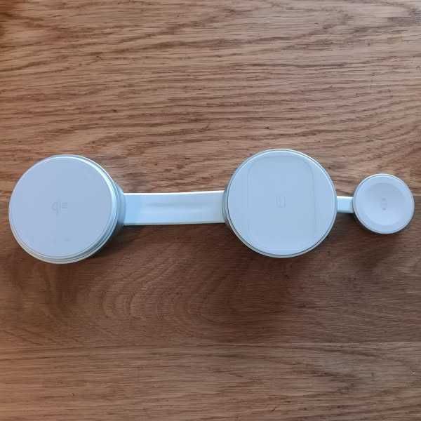 НОВО! Qi2 Magsafe 3в1 безжично зарядно за iPhone 16/15 Pro Max