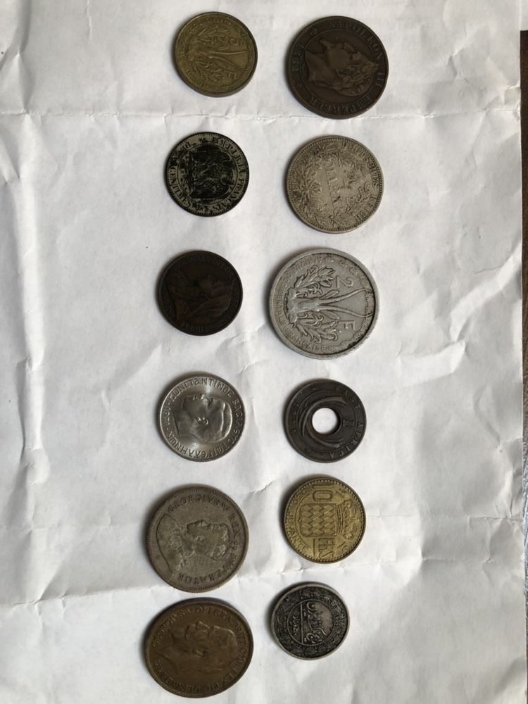 Набор из 12 монет. Разные года.