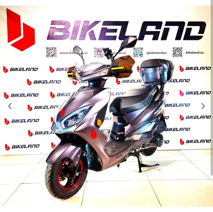 Skuter Bikeland Rocket har xil rangidan bor chegirma narxlarda