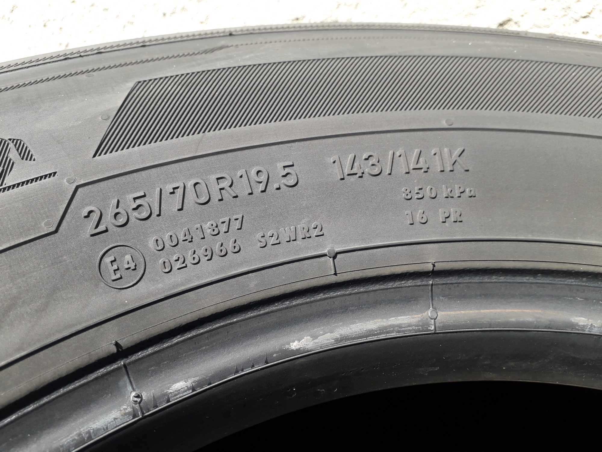 4 тежкотоварни гуми R19.5 265/70 Continental HT3 143/141K M+S 16PR