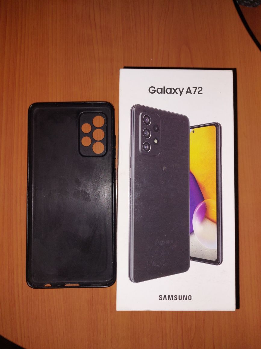 Vând Samsung Galaxy A72 + cutie originală & husă