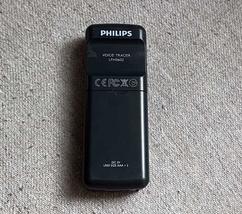 Reportofon Philips Voice Tracer LFH0602 cu microfon extern defect