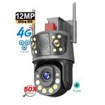 Camera de Supraveghere 4G ,PTZ, Y95, Trei Lentile 3MP/3MP+50X Zoom