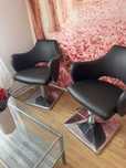 Scaun coafor piele eco