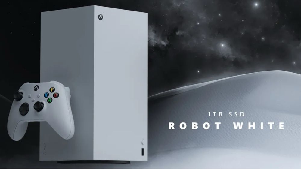 Xbox series x robot white