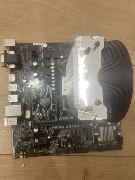 готовая сборка мать + проц +озу+кулер