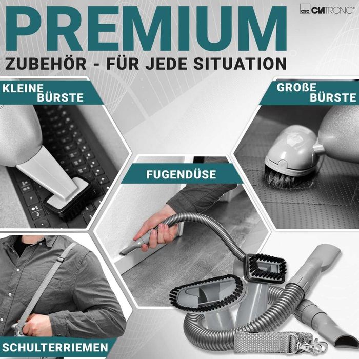 Ръчна прахосмукачка Clatronic HS 2631 /  ЛЕК ДЕФЕКТ