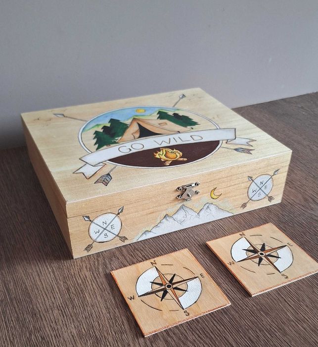 Кутия за чай , кутия за бижута  " Go wild"