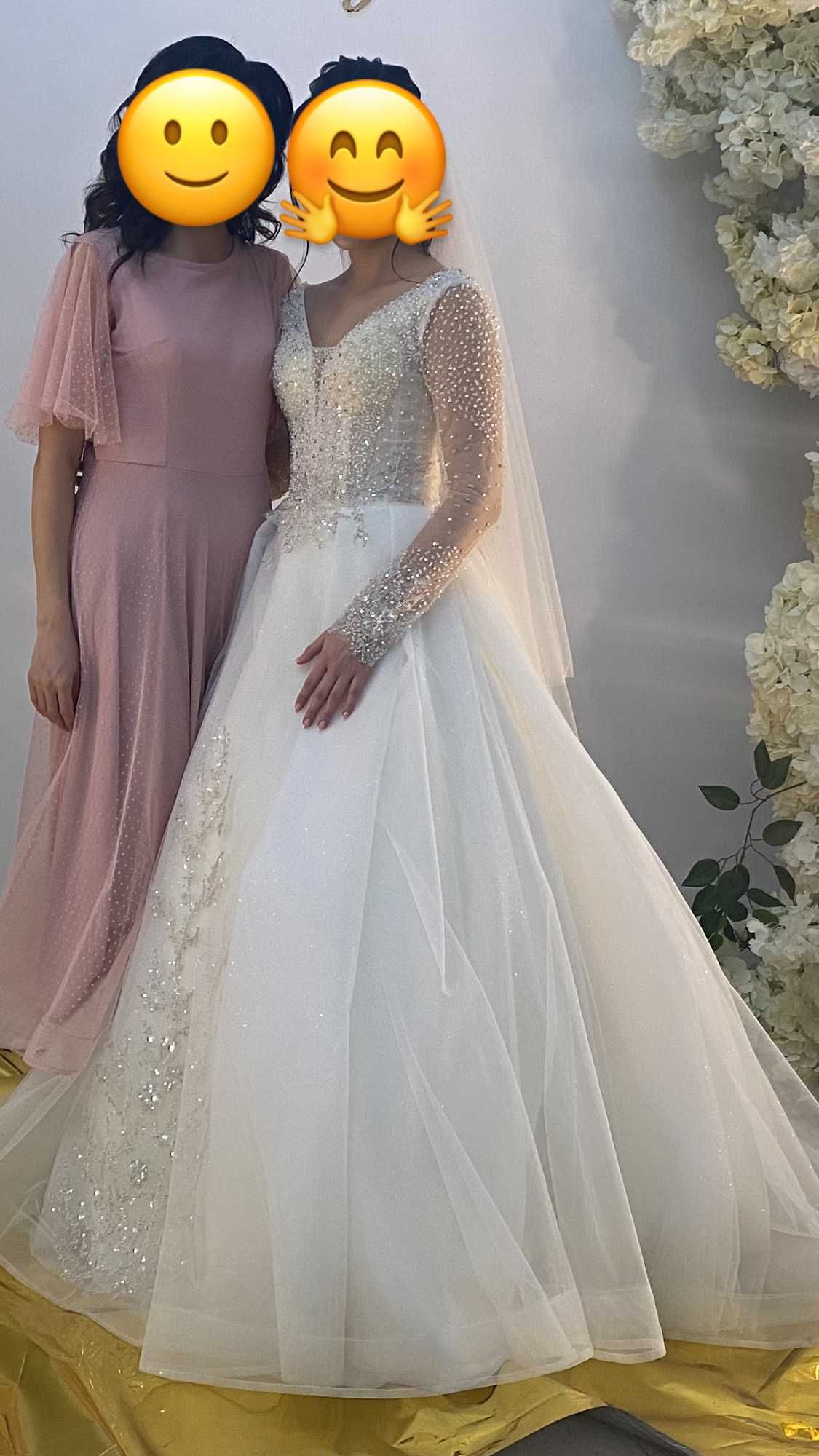 Продам свадебное платье 60000 тг