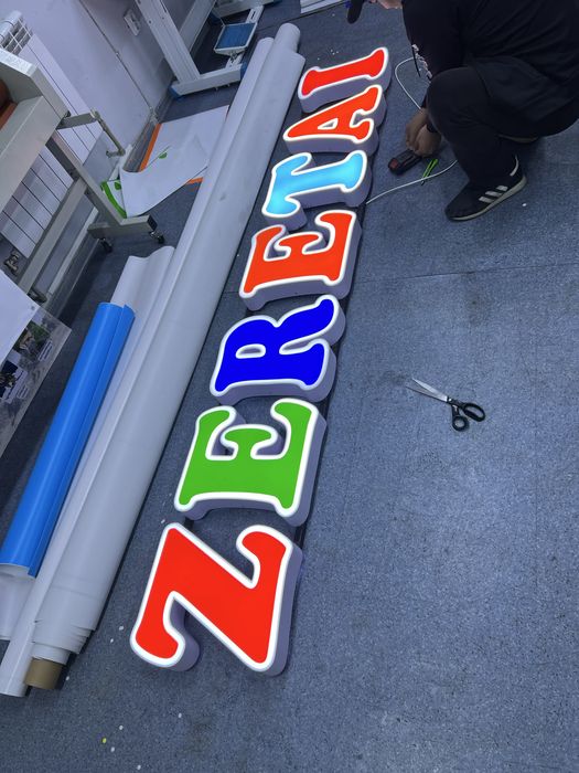 Вывеска Наружная реклама Плакат Печать баннера