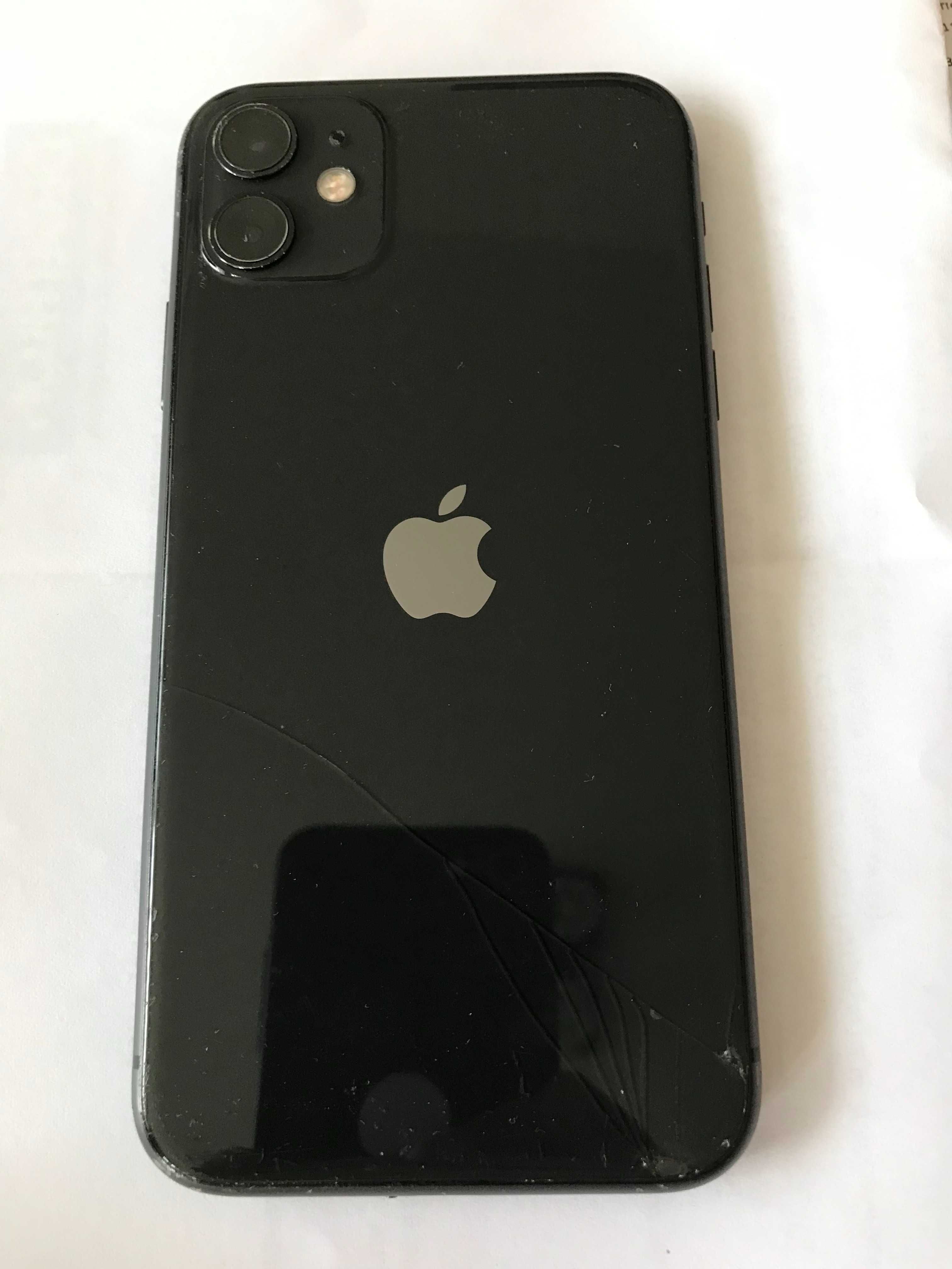 iPhone 11 Black icloud sim lock 93% батерия за части или за отключване