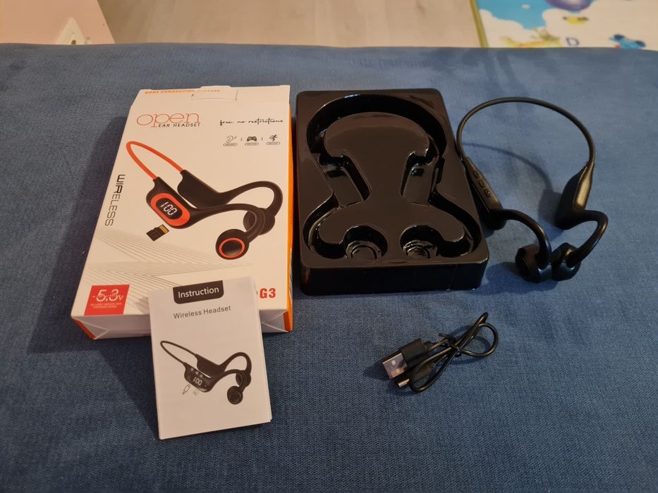 Casti wireless cu connductie osoasa