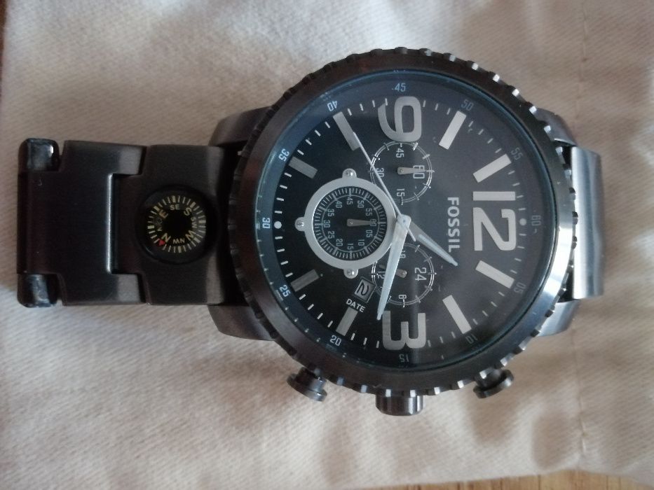 Ceas Barbatesc FOSSIL JR1252 + Baterie externa