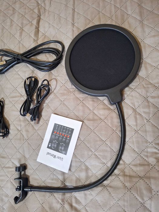 Microfon profesional, condensator, folosit, in stare perfecta