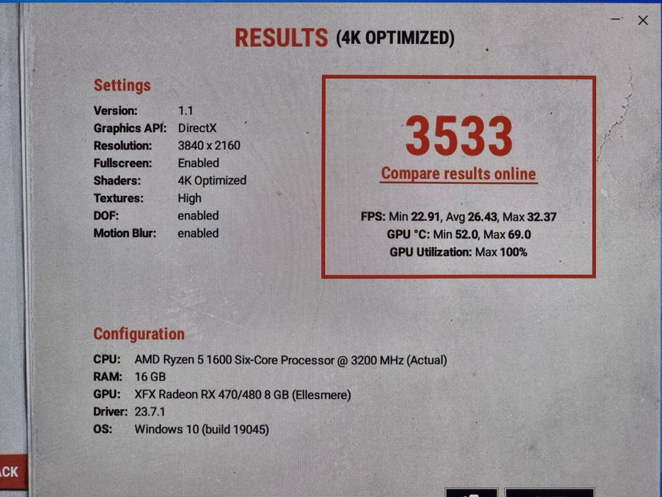 Геймърски Компютър /Ryzen 5 1600x/16GB RAM/ SSD-512GB/RX 580 8GB