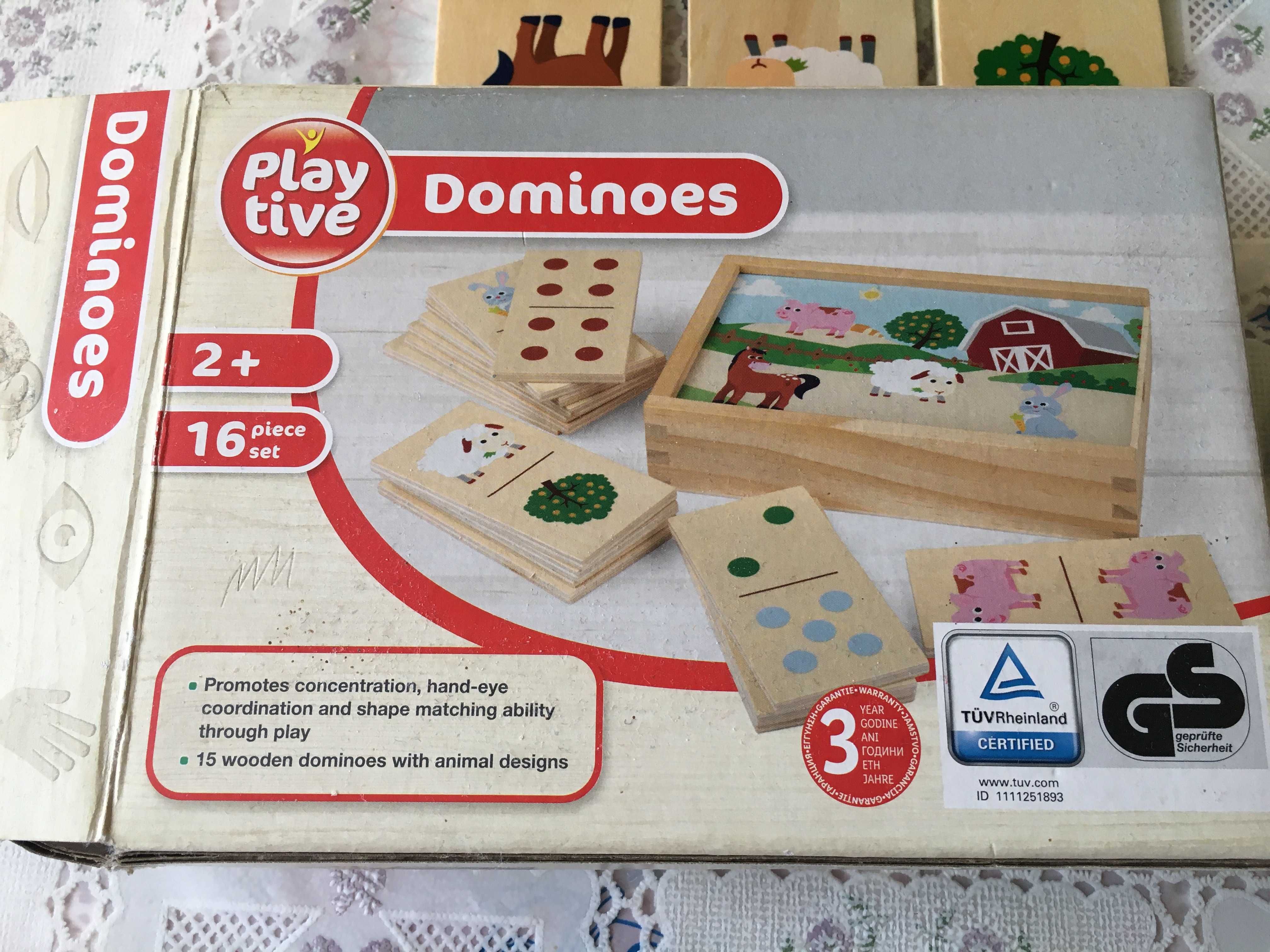 Joc domino copii de lemn PlayTive