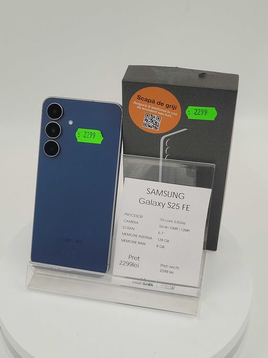 Garantie 24 luni Samsung Galaxy S25 FE 128GB CashBox