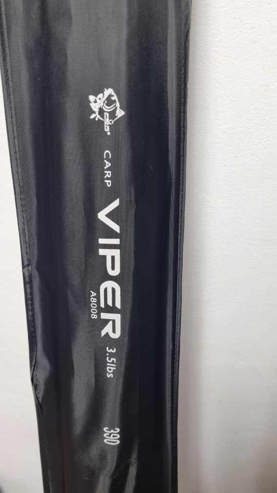 SET 3 Lansete Crap FL VIPER 3.90m 3.5 LBS + 3 Mulinete AVIATOR DP70