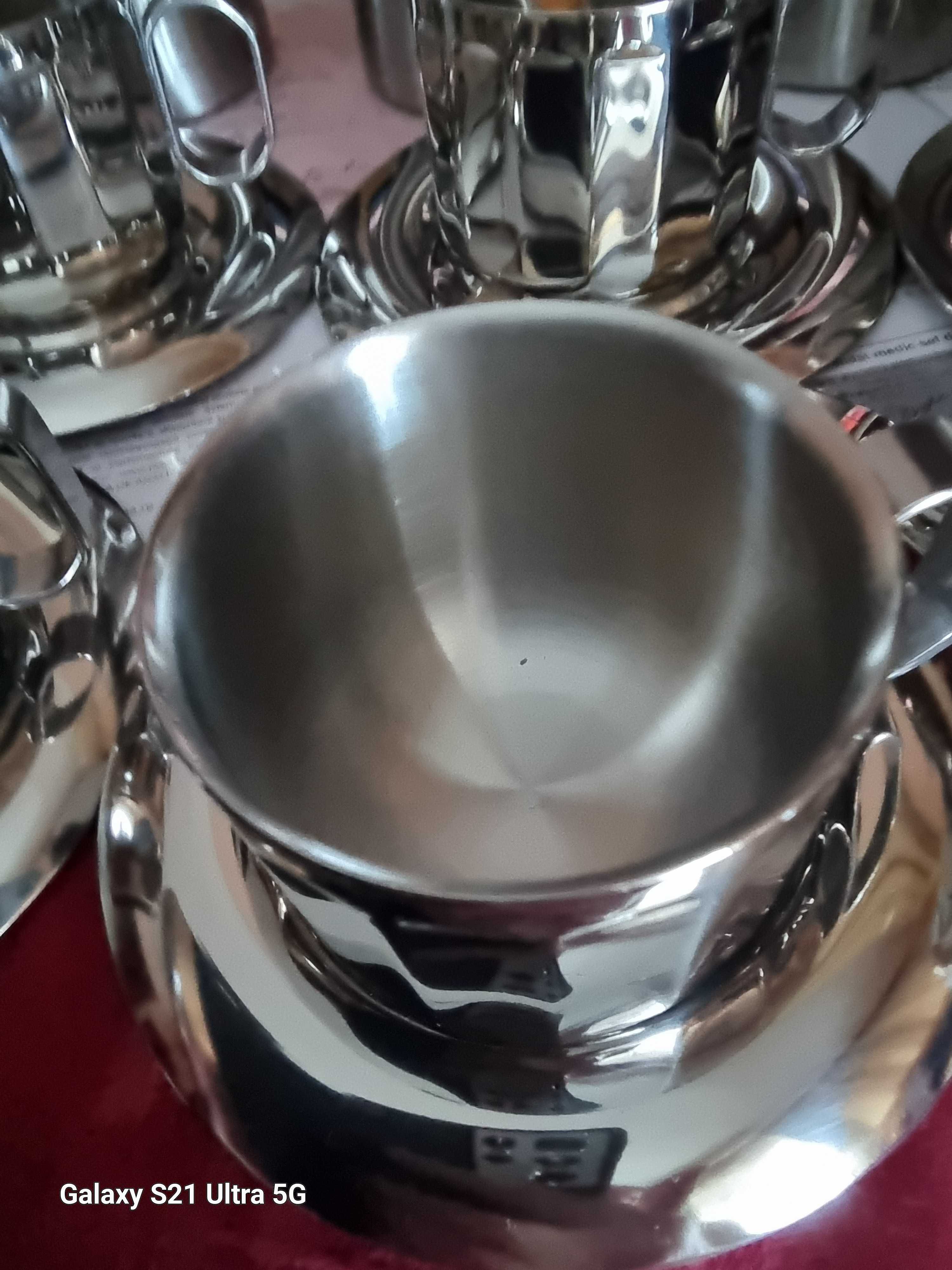 Zepter set nou de cafea espresso Astra inox lustruit, Lux Collection