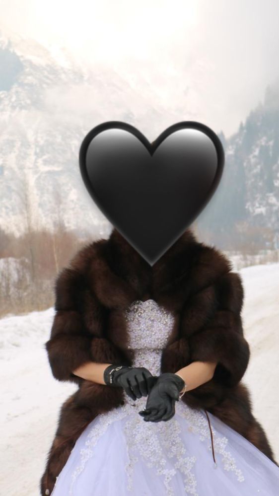 Шуба из песца