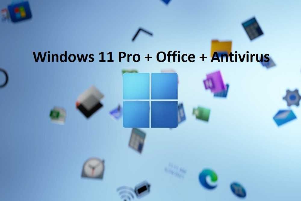 Stick bootabil - Windows 11 Pro + Office + Antivirus + licenta retail