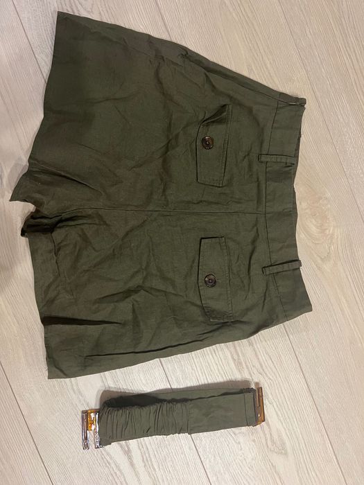 ZARA пола панталон с колан