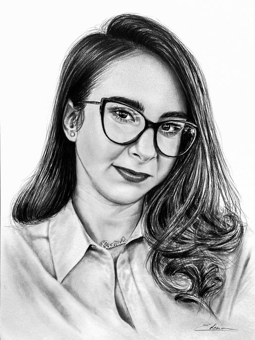 Portret realist in creion / portret personalizat / desen la comanda