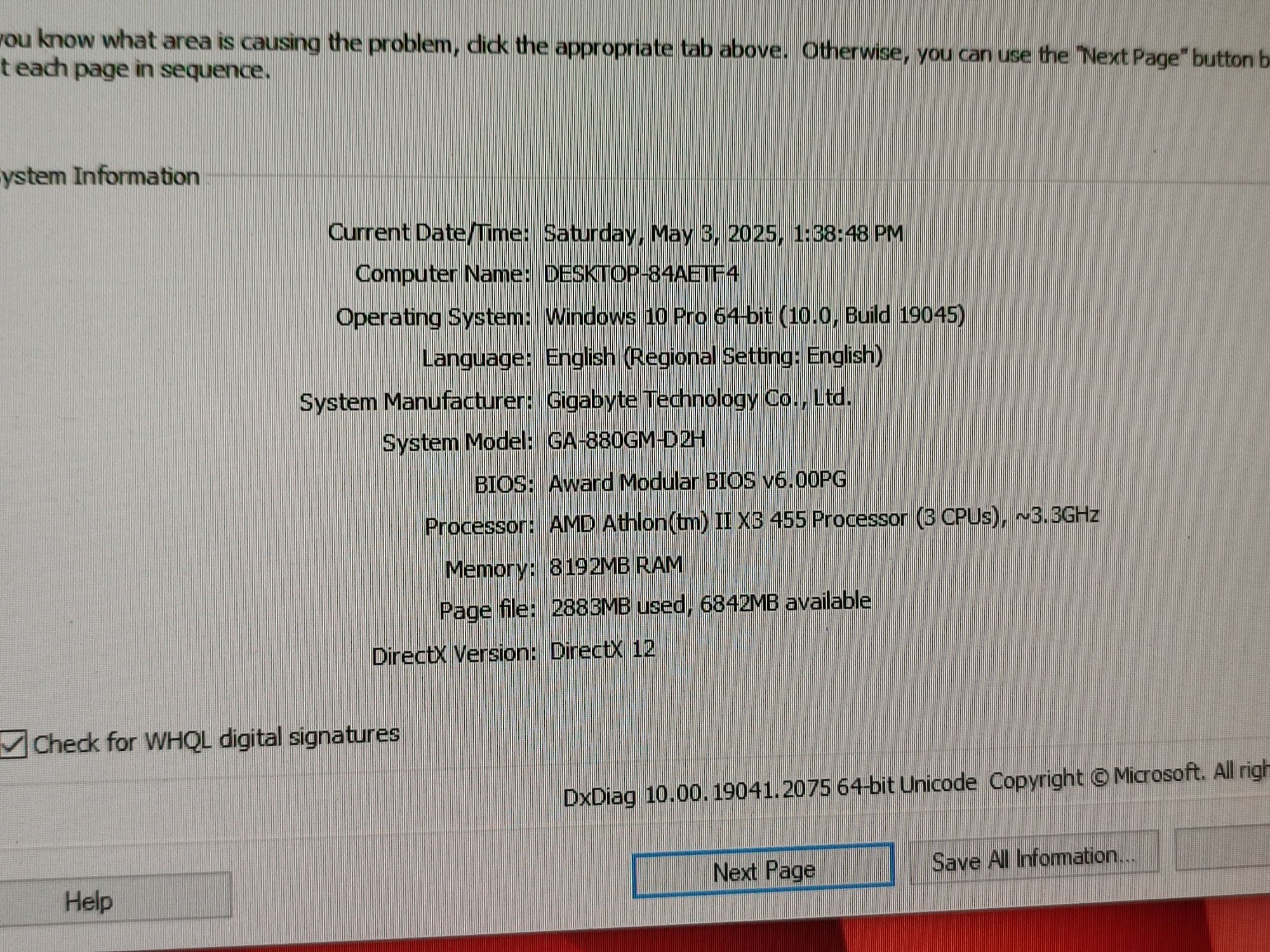 Desktop PC + Monitor + Periferice
