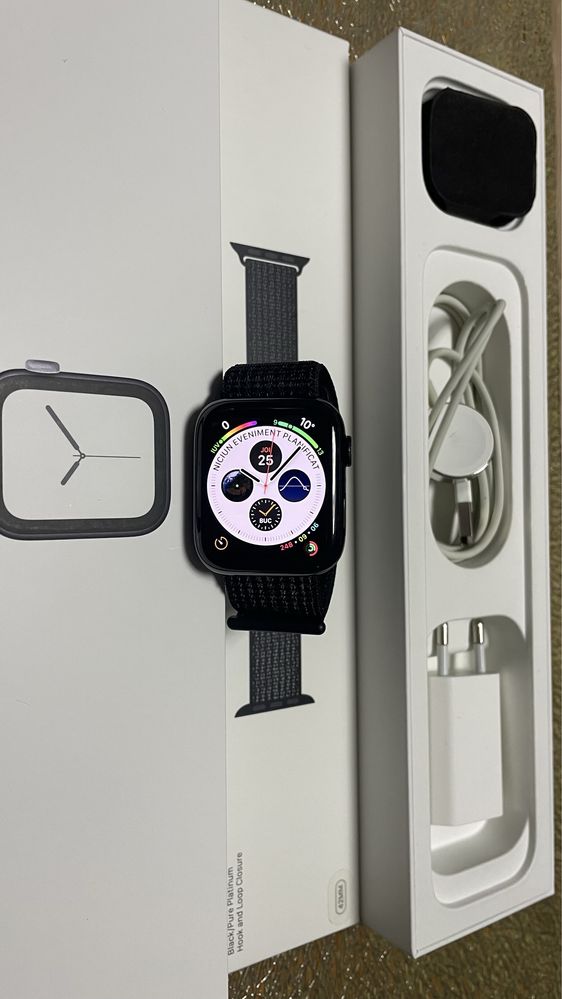 Apple Watch 4 stailess steel Black