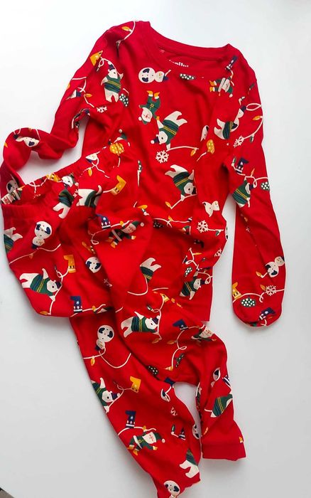 Set pijama si colanti de Craciun pentru copii
