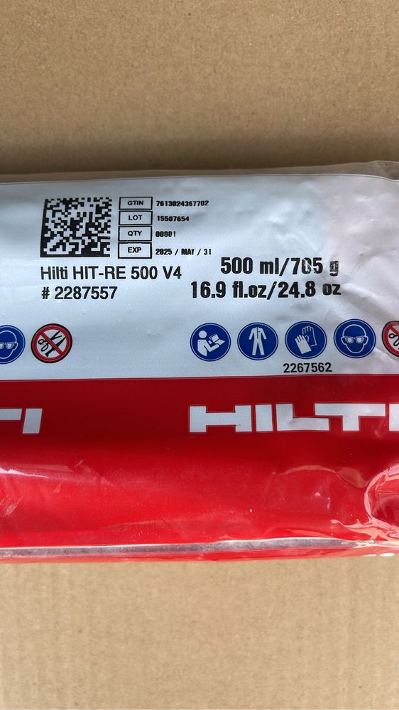 Ancora chimica Hilti hit re 500 v4 / 500 ml