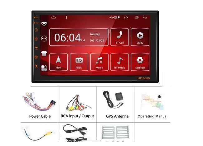 Dvd player, radio, ANDROID, 2G+32G, Full Digital Usb, Bt, Garantie