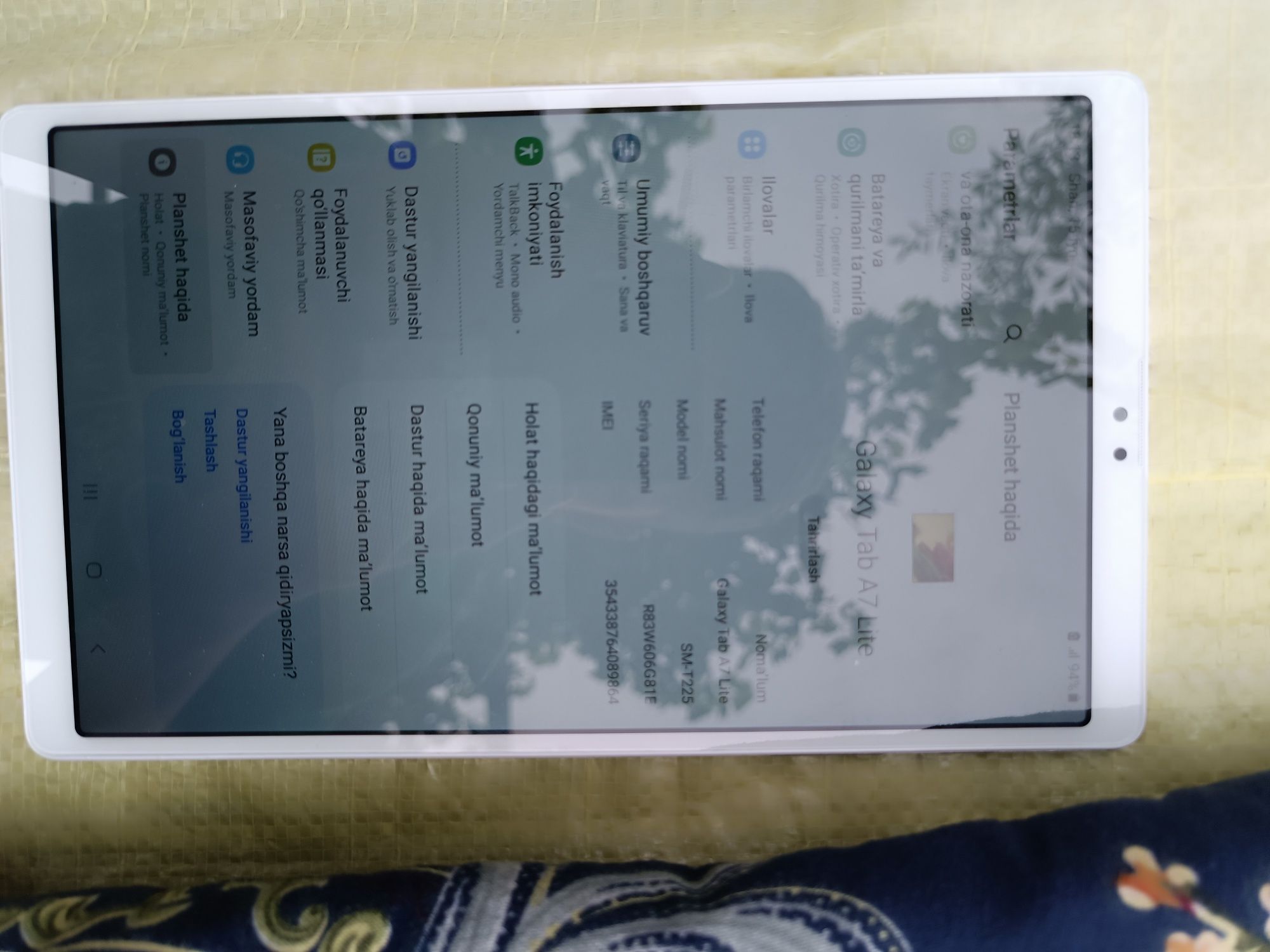 Galaxy Samsung TAB A7