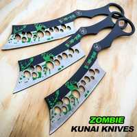 Ножове за хвърляне Кунай Зомби Zombie Cleaver Ninja Kunai