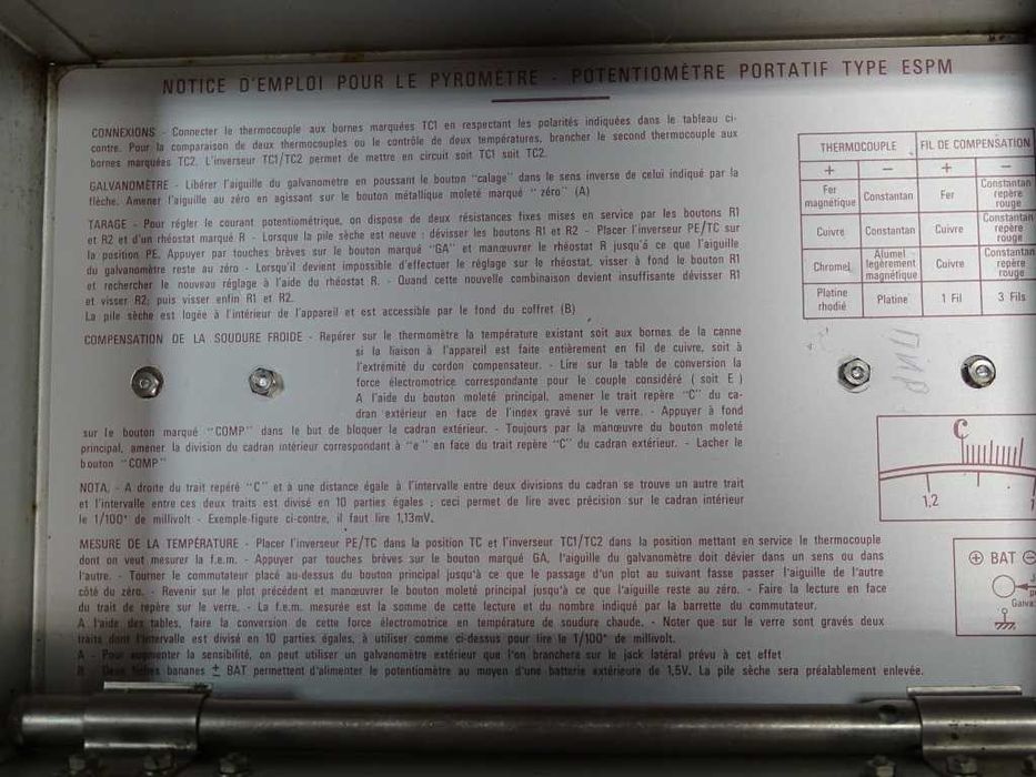 портативен потенциометър MECILEC ESPM