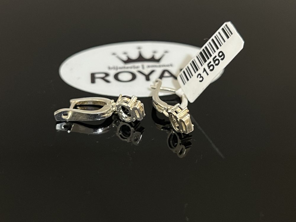 Bijuteria Royal CB : Cercei dama argint 925 3,32gr 2cm