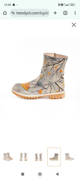 Дамски боти цветни