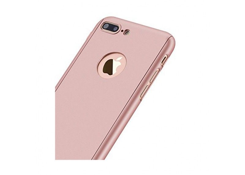 Husa Full Cover 360° (fata +spate+geam sticla) Apple iPhone 8 Plus