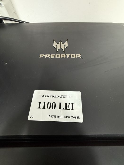 Acer Predator i7 6th 16 GB GTX 1060•Amanet Matei Crangasi•