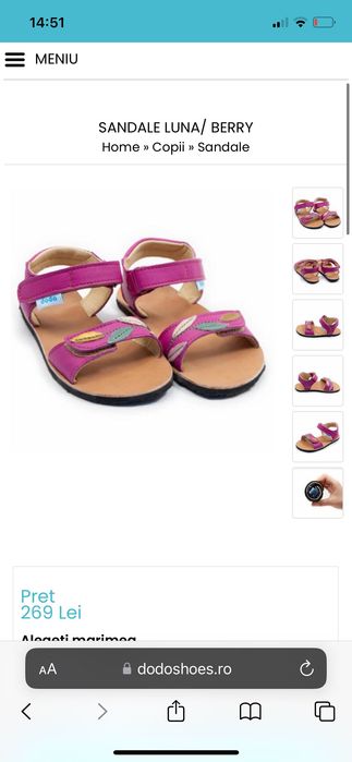 Sandale barefoot DODO