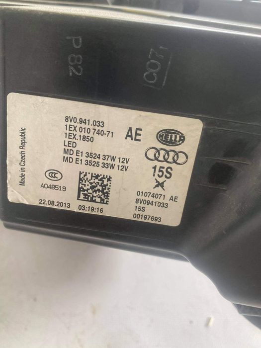 Фарове Ауди А3 S3 фул лед far farove audi с3 a3 fullled